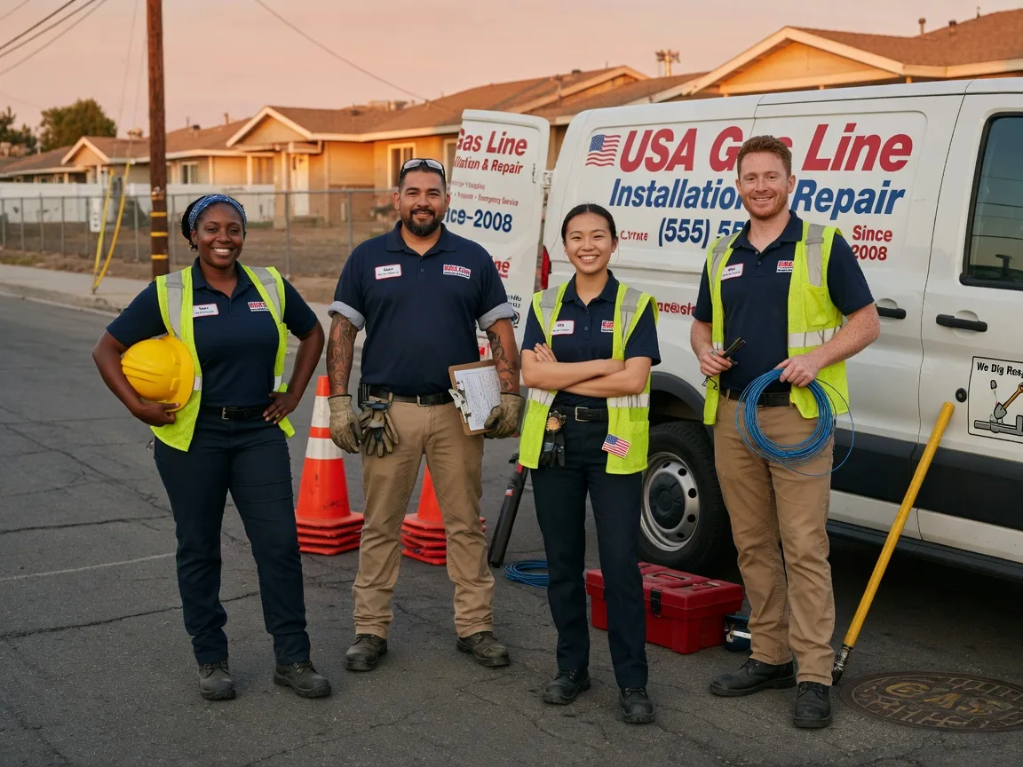 Gas Line Installation company in Oak Ridge, PA